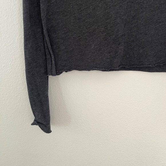 Wildfox Gray Lone Sleeve Top - Picture 3 of 4